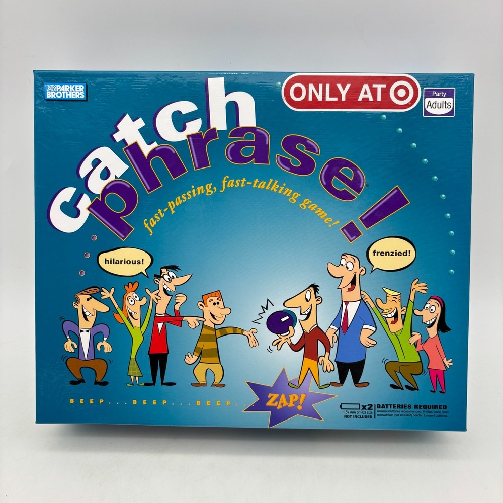 VINTAGE Catch Phrase Game COMPLETE WORKS Parker Brothers 1994 2007 90s Words